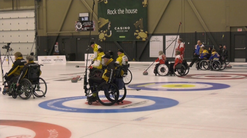 WATCH: Brit Dort has the latest on how Saskatchewan’s two teams are faring at the wheelchair curling championships in Moose Jaw.