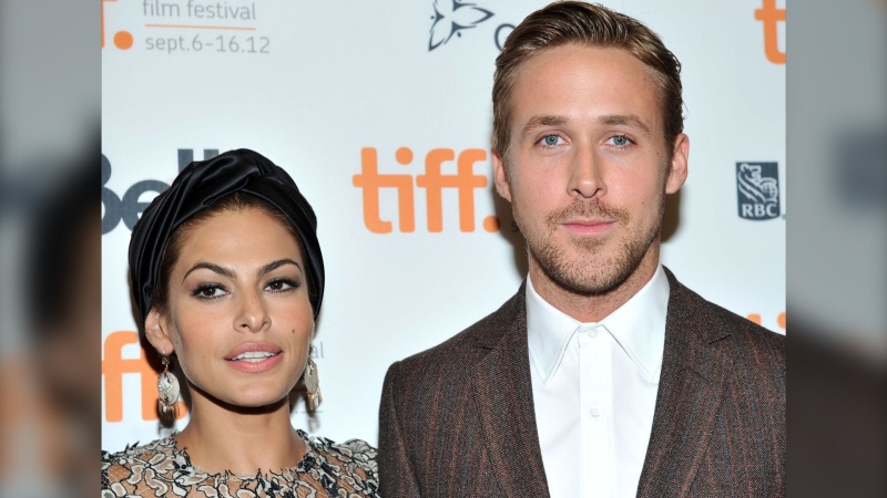 Eva Mendes and Ryan Gosling reportedly met while co-starring in the 2012 crime drama "The Place Beyond The Pines." (Sonia Recchia/Getty Images via CNN Newsource)