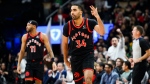 The Alcohol and Gaming Commission of Ontario says it's closely monitoring an investigation of Raptors backup centre Toronto Raptors' Jontay Porter.THE CANADIAN PRESS/Christopher Katsarov