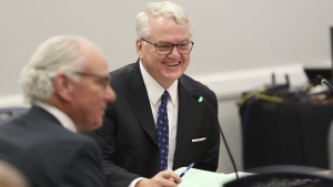 South Carolina Treasurer Curtis Loftis smiles during a meeting of the State Fiscal Accountability Authority. (Jeffrey Collins/AP Photo)