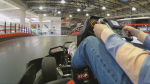 Driving on a go-kart track in Cambridge, Ont. (Dave Pettitt/CTV Kitchener)