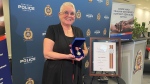 Barb Henderson awarded Sovereign's Medal for Volunteers on March 27, 2024  (Matt Marshall/CTV News Edmonton)