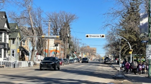 Regina's Cathedral neighbourhood will soon have a 40 km/h speed limit. (KatySyrota/CTV News) 