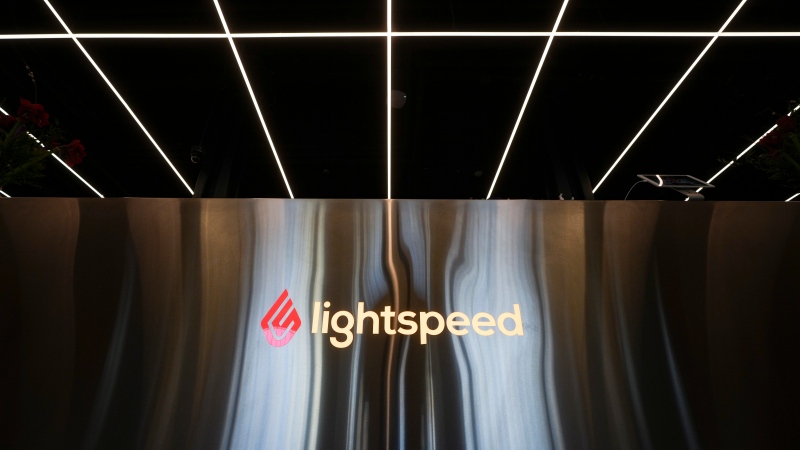 The head of Lightspeed Commerce Inc. says the company is exploring how it can use generative artificial intelligence to help merchants using its products. Lightspeed Commerce offices are seen in Montreal, Thursday, Jan. 18, 2024. THE CANADIAN PRESS/Christinne Muschi
