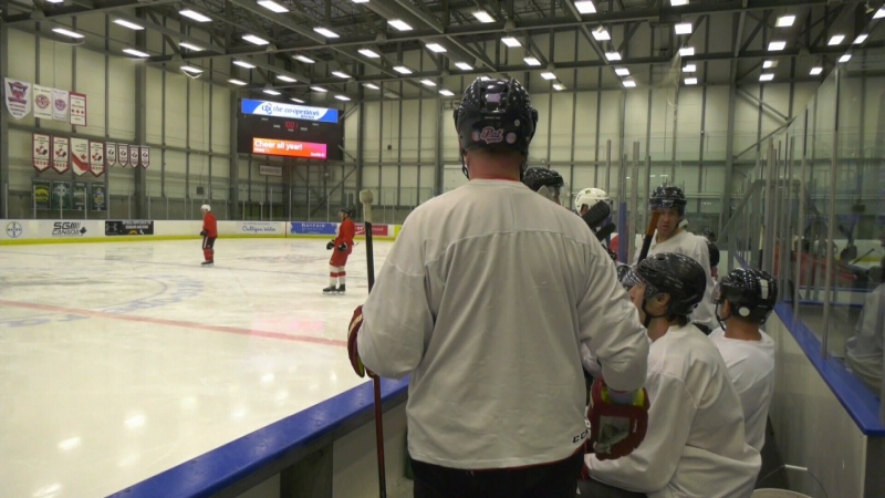 WATCH: Regina Fire and Police are set to face off in a charity hockey game for the first time in over 20 years. Brit Dort has more.