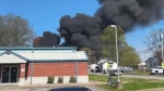 Video shows large gas station explosion 