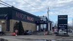 The Magic Palace poker house in Kahnawake was ordered to close on March 25, 2024, after 'concerns' about its operation. (Dave Touniou, CTV News)