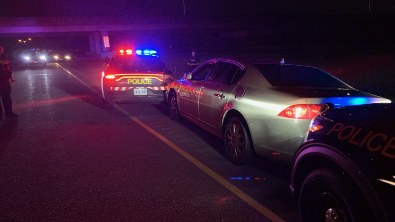 A 27-year-old man is facing impaired driving charges after being observed going the wrong way on Highway 417 in Ottawa, the Ontario Provincial Police said.