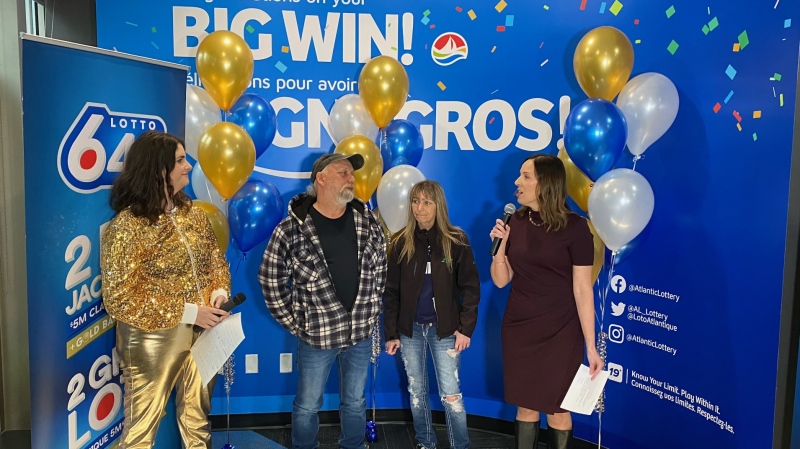 Merel Chiasson from Bas-Caraquet, N.B., won $64 million from Lotto 6/49. (Derek Haggett/CTV Atlantic)