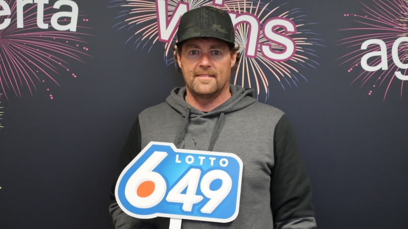 Donald Dickson from Cypress County won the $1 million guaranteed prize draw on the Feb. 17 Lotto 6-49 draw. 