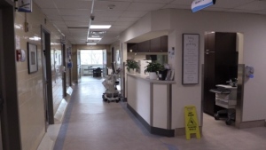 The obstetrics unit at the Listowel Memorial Hospital, seen on March 28, 2024, will close from April 28 to mid-September, because six of eight registered nurses in the department are going on maternity leave. (Scott Miller/CTV News London) 