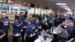 Bowlers at the championships in Brantford on March 28, 2024. (Colton Wiens/CTV Kitchener)