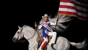 "Act ll: Cowboy Carter" by Beyoncé is pictured. (Parkwood/Columbia/Sony via AP via CNN Newsource)
