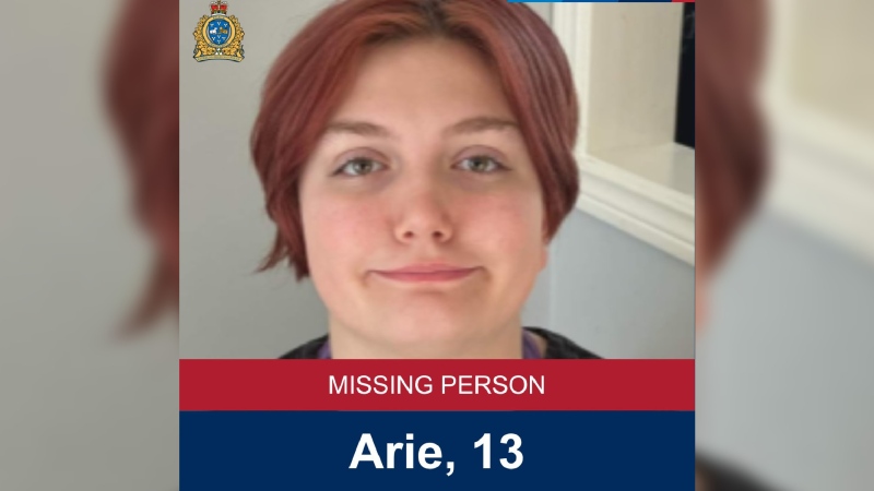 Arie, 13, has been reported missing by WRPS on Mar. 29, 2024.