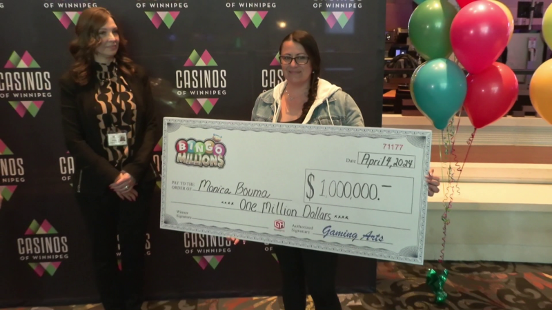 Manitoba woman wins first-ever Bingo Millions jackpot. (Glenn Pismenny/CTV News) 