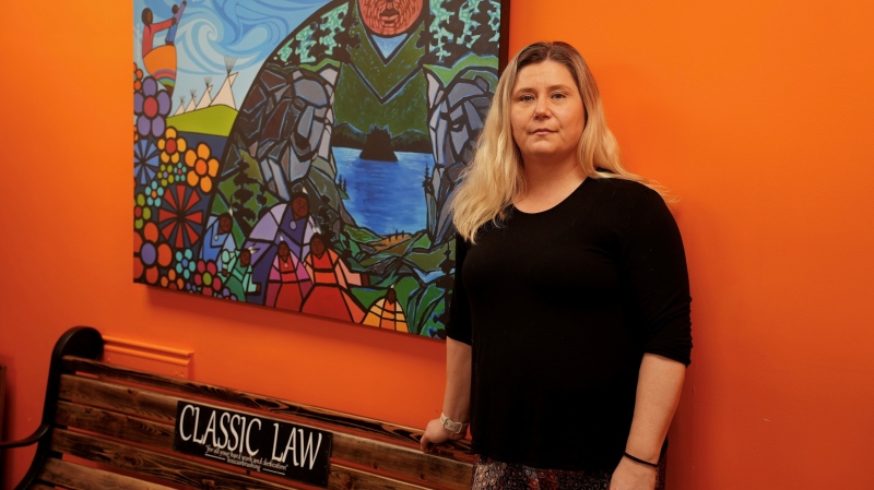 Chantelle Johnson is the executive director of CLASSIC, an organization that aims to help people living in poverty navigate the justice system. (Laura Woodward/CTV) 