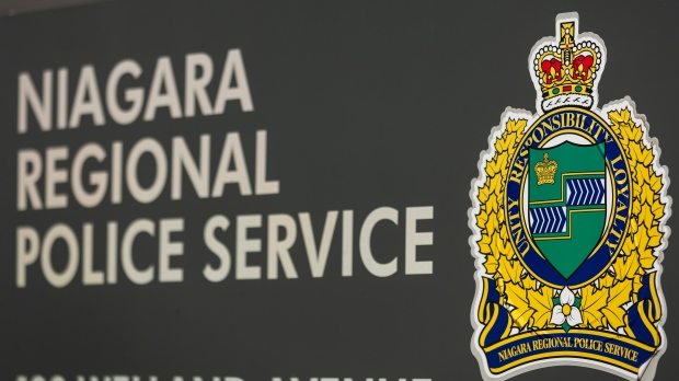 The Niagara Regional Police Service detachment in 1 District located in St. Catharines, Ont., Friday, March 15, 2024. THE CANADIAN PRESS/Aaron Lynett 