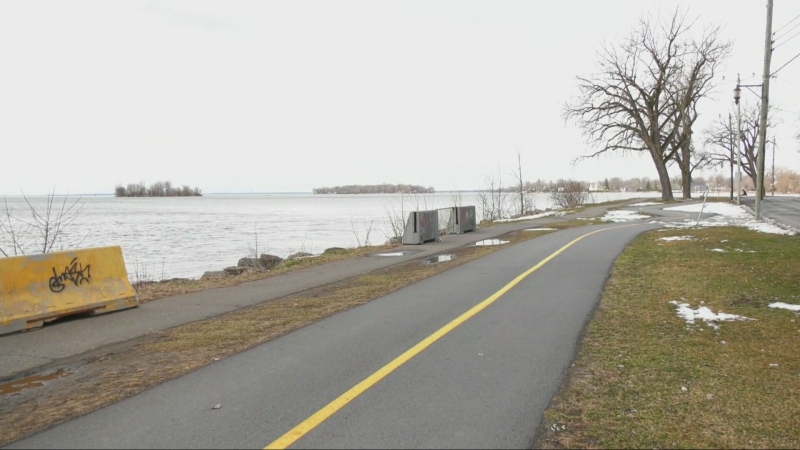 Lachine's shoreline is facing erosion and local officials are frustrated at the red tape involved in fixing the problem.