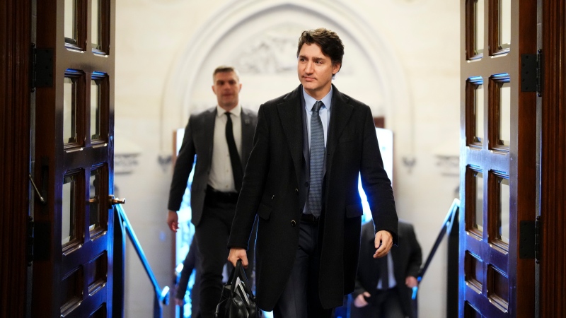 The Liberal government is setting aside $2.4 billion in the upcoming budget to build capacity in artificial intelligence. Prime Minister Justin Trudeau arrives to Parliament Hill in Ottawa on Wednesday, March 20, 2024. THE CANADIAN PRESS/Sean Kilpatrick