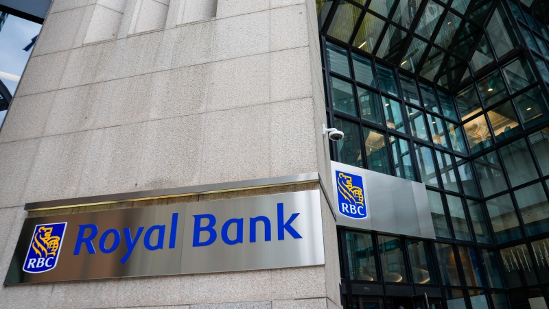 Royal Bank of Canada signage is pictured in the financial district in Toronto, Friday, Sept. 8, 2023.THE CANADIAN PRESS/Andrew Lahodynskyj