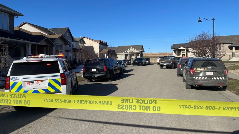 Calgary police have arrested a man in connection with a suspicious death in Prestwick on Monday, April 8, 2024.