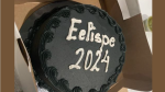 A spelling mishap on an eclipse-themed cake. (Ti Jana/Food in the Waterloo Region)