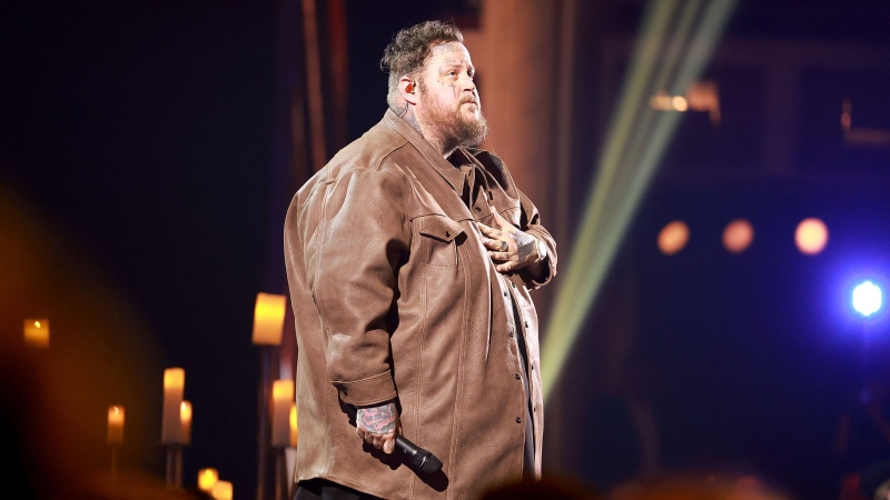 Jelly Roll performs onstage during the 2024 iHeartRadio Music Awards on April 1. (Matt Winkelmeyer/Getty Images for iHeartRadio via CNN Newsource)