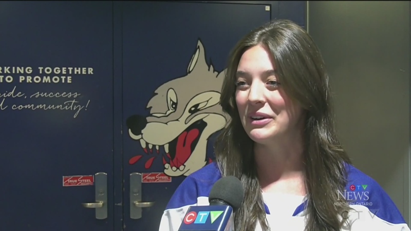 Andrea Zulich of Sudbury Wolves Sports & Entertainment. April 8, 2024 (CTV Northern Ontario)