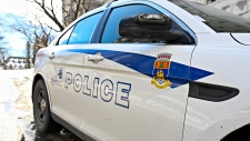 A Quebec City police patrol car, in Quebec City, Tuesday, March 12, 2024. (Jacques Boissinot / The Canadian Press)