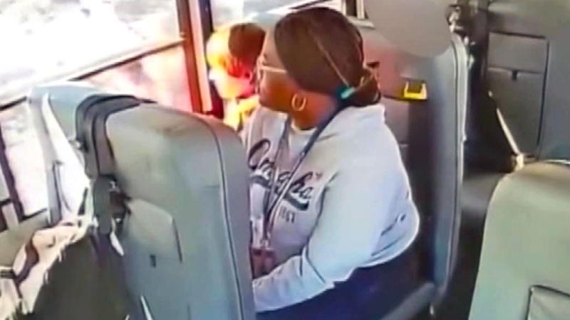 School bus aide punches non-verbal boy