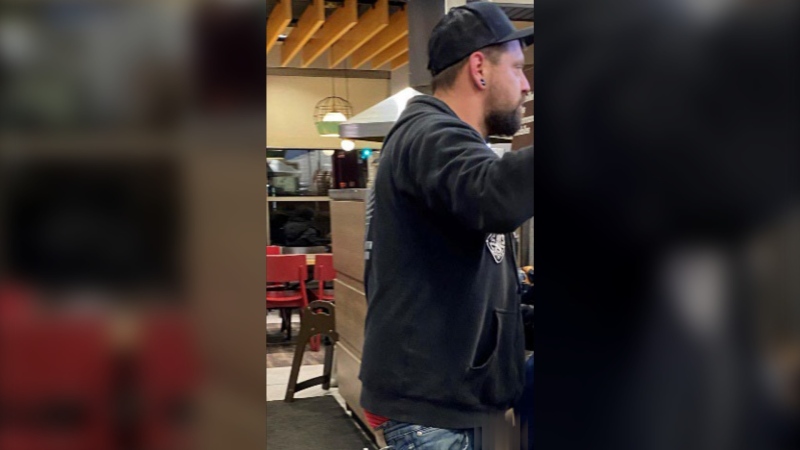 Laval police are searching for a man who allegedly performed an "indecent act" at a Tim Hortons. (Laval police)