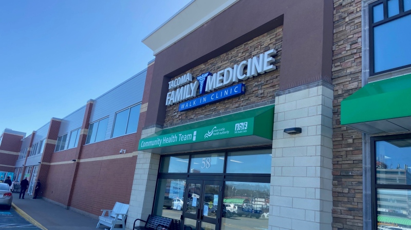 The Tacoma Family Medicine Walk-in Clinic in Dartmouth, N.S., is pictured. (Source: Paul Hollingsworth/CTV News Atlantic)