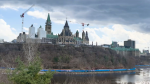 Parliament Hill is seen in this April 10, 2024 photograph. (CTV News Ottawa)