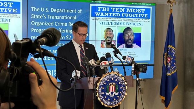 Here's a look at the FBI's Ten Most Wanted Fugitives list, the alleged crimes the fugitives have been charged with, and the rewards being offered for information leading to their arrests.
(AP Photo/Terry Spencer)