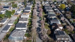 Residential streets in Vancouver are seen on April 4, 2023. THE CANADIAN PRESS/Darryl Dyck