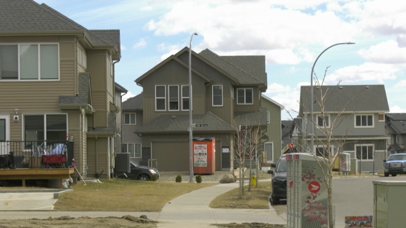 A residential neighbourhood in Edmonton. (File/CTV News Edmonton)