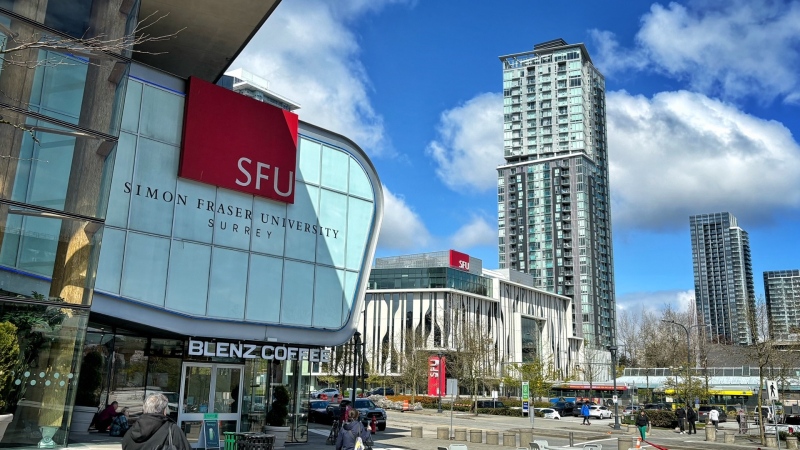 Simon Fraser University's Surrey campus is the future home of B.C.'s second medical school. (CTV News)