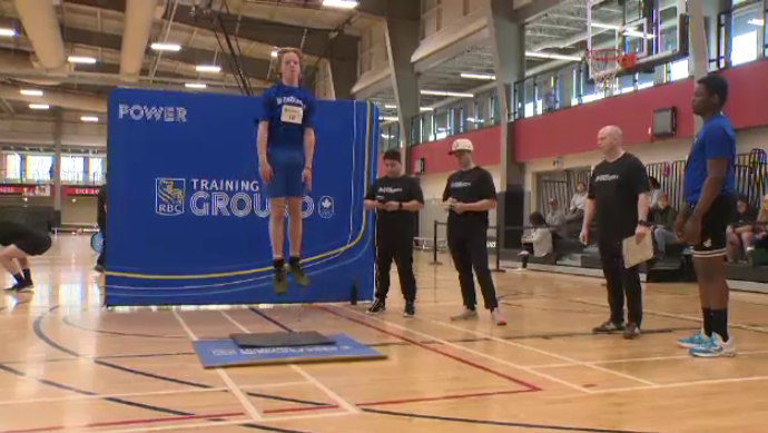 Local athletes soared to new heights Saturday as part of the RBC Training Ground Olympic scouting program. (Dan Timmerman/CTV News)