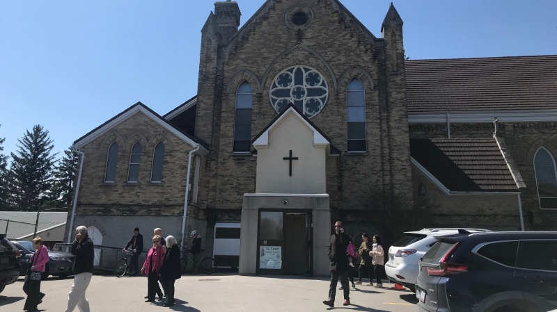 The St. Louis Parish Catholic Women’s League Council celebrates its 100th anniversary on April 14, 2024. (Chris Thomson/CTV Kitchener)