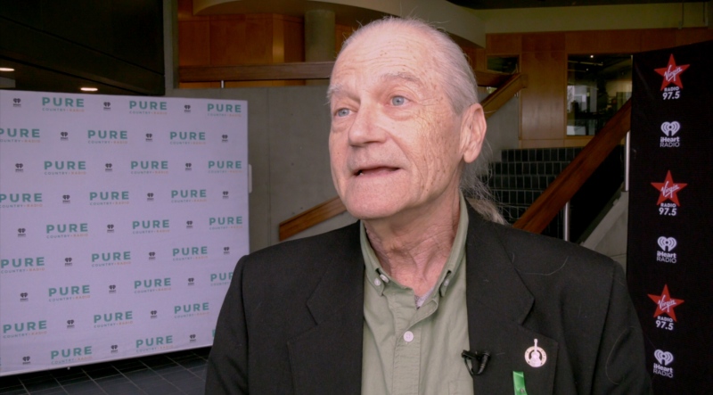 New Canvas of Life keynote speaker and Country Music Hall of Fame member John P. Allen speaks to CTV News on April 12, 2024. (Bryan Bicknell/CTV News London) 