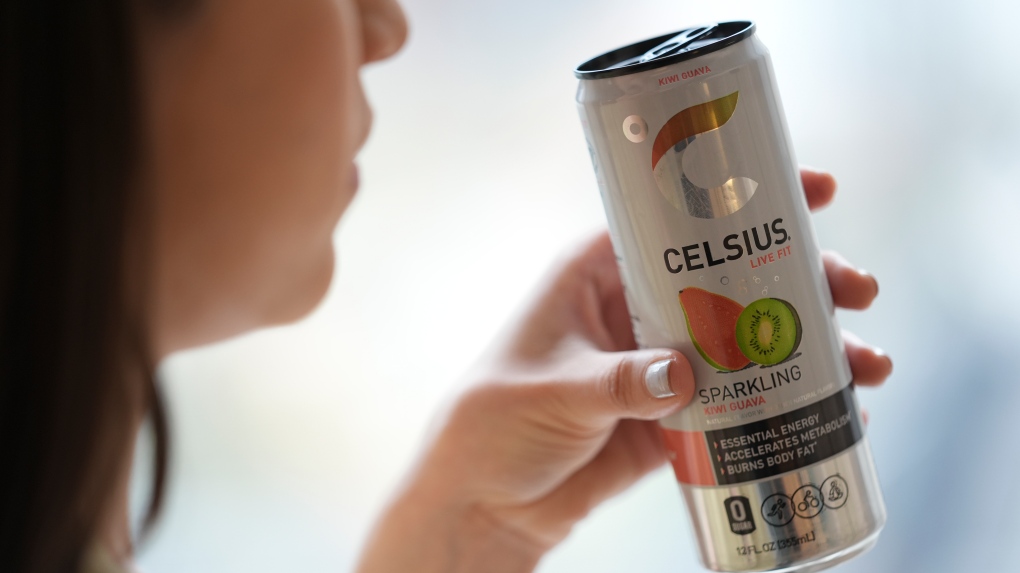 A can of Celsius