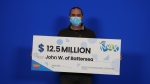 John Wilson of Battersea, Ont. was announced as the winner of the $12.5 million Lotto Max jackpot on March 8, 2024 (OLG/Handout)