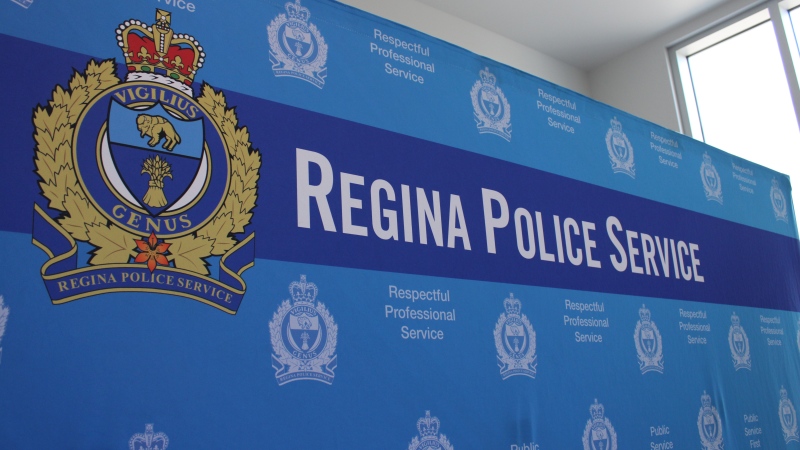The Regina Police Service logo can be seen in this file photo. (David Prisciak/CTV News)
