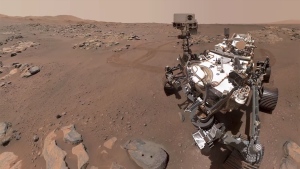 NASA is seeking innovative methods that could help retrieve samples collected by the Perseverance rover on Mars in the future. NASA via CNN Newsource