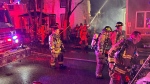 Five Guelph fire stations responded to a residence on Arthur Street South at around 5:20 a.m. on Apr. 11, 2024. (gofundme)