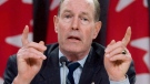 Bank of Canada Governor David Dodge responds to reporters questions concerning the Monetary Policy Report, at a news conference in Ottawa, Jan 24, 2008. THE CANADIAN PRESS/Tom Hanson