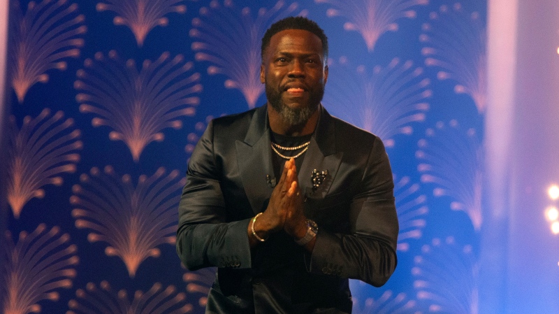Kevin Hart attends the Kennedy Center for the Performing Arts 25th Annual Mark Twain Prize for American Humor presented to Kevin Hart, Sunday, March 24, 2024, in Washington. (Owen Sweeney/Invision/AP)