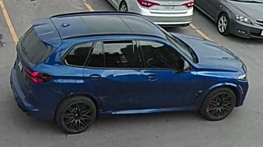 A stolen vehicle recovered by Toronto police as part of a carjacking investigation is shown. (Toronto Police Service)
