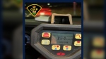 OPP stopped a driver for allegedly driving at 196 km/h on Highway 401 in Thames Centre, Ont. on April 14, 2024. (Source: OPP West Region) 