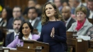 Finance Minister Chrystia Freeland delivered the federal budget in the House of Commons in Ottawa on Tuesday, April 16, 2024.  THE CANADIAN PRESS/Adrian Wyld